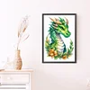 (40*60cm)Dinosaur on a Garland -  Full Round Drill Diamond Painting