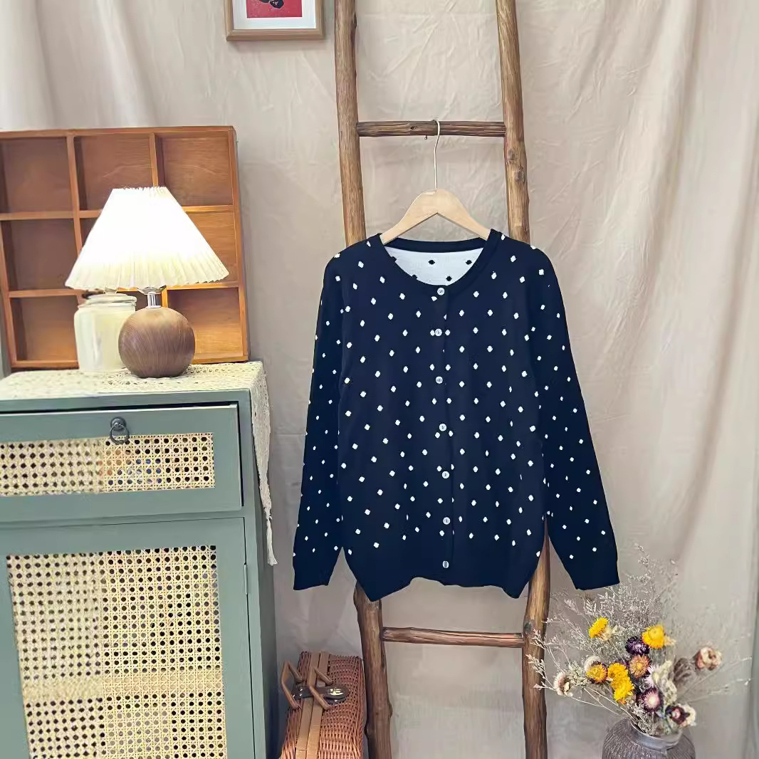 Chicfifth Sweater Women Winter Long Sleeve High Quality Autumn Vintage Top Knitted Cardigan