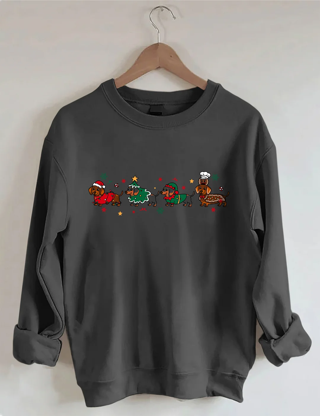 Funny Christmas Dachshund Dog Sweatshirt