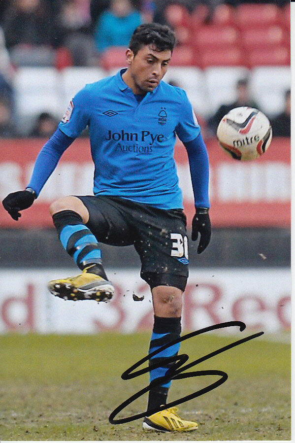 NOTTINGHAM FOREST HAND SIGNED GONZALO JARA 6X4 Photo Poster painting 1.