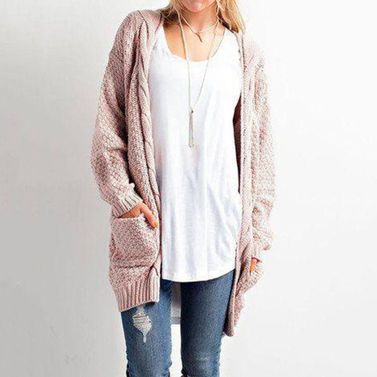 Knitwear Solid Color Loose-fitting Large Size Sweater
