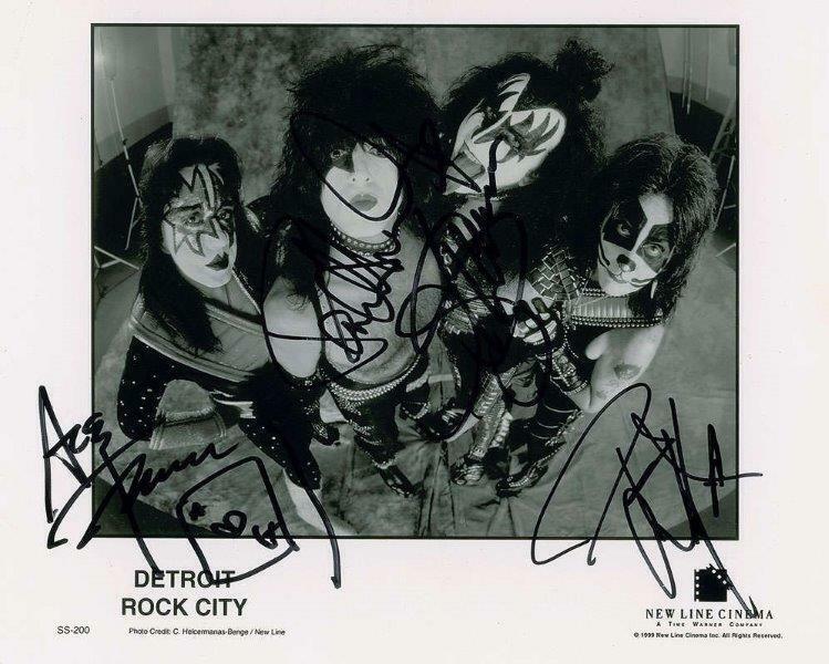 REPRINT - KISS Paul Stanley - Gene Simmons Signed 8 x 10 Glossy Photo Poster painting Poster RP