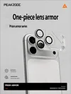 2026 New Ultra HD Anti-Reflective Lens Film for Apple iPhone 17 Pro and Pro Max Phones - Aluminum Alloy One-Piece Lens Armor Frame