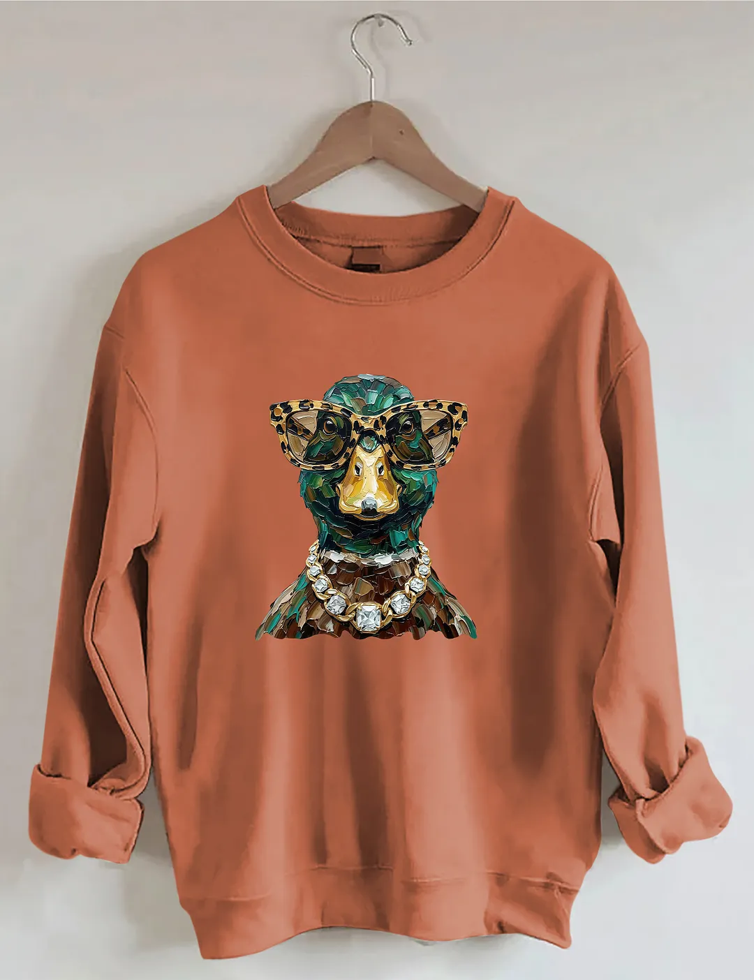 Glam Mallard Duck Hunting Lover Sweatshirt