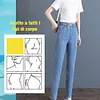 Gioiacombo&trade; Nuovi jeans dritti ultrasottili e traspiranti da donna