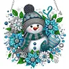 Kit de pendentif de peinture acrylique &agrave; un seul c&ocirc;t&eacute; de No&euml;l 20 cm