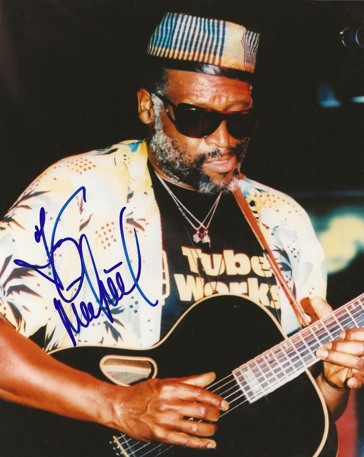 Taj Mahal Blues Musician REAL hand SIGNED 8x10 Photo Poster painting #2 COA Autographed