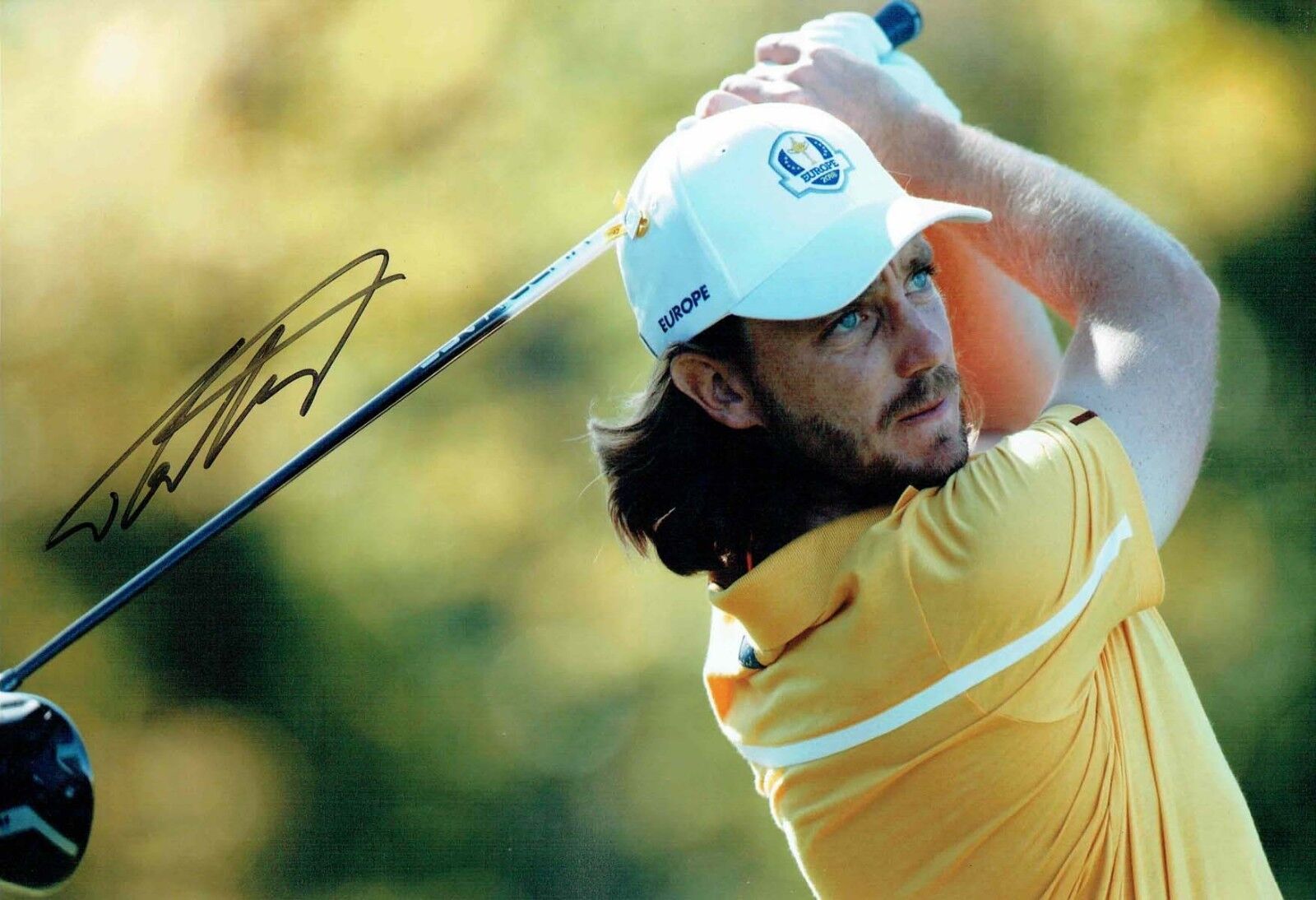 Tommy FLEETWOOD Signed Autograph Photo Poster painting 5 GOLF AFTAL COA 2018 Ryder Cup Winner