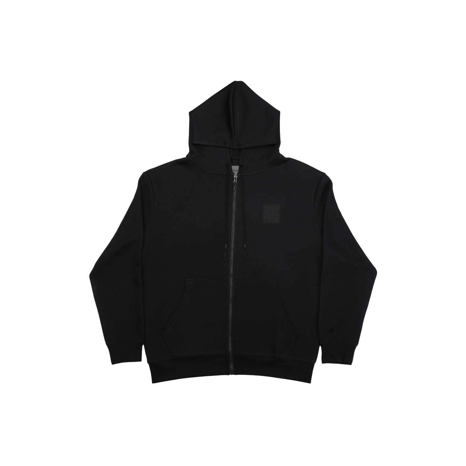 TikTok Icons Badge of Full-zip Hoodie