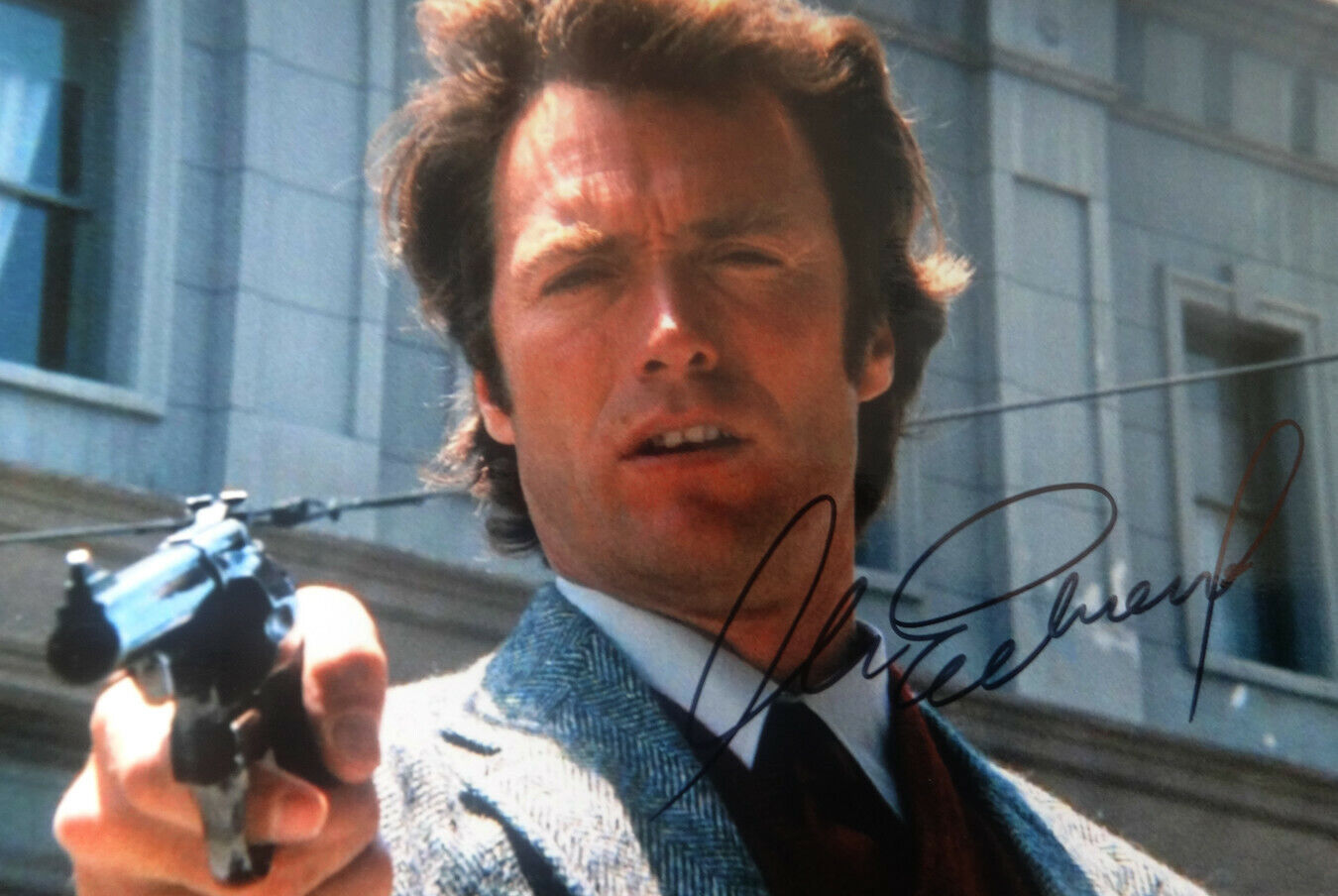 CLINT EASTWOOD Signed 'Dirty Harry' Photo Poster paintinggraph - Film Star Actor - preprint