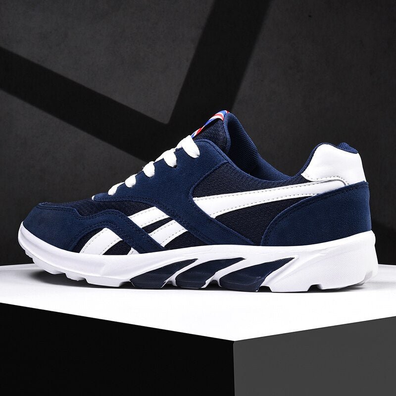 39-48 Men Running Shoes PU Leather Blade Sneakers High Quality Outdoor Light Breathable Sport Athletic Men Shoes Male Sneakers