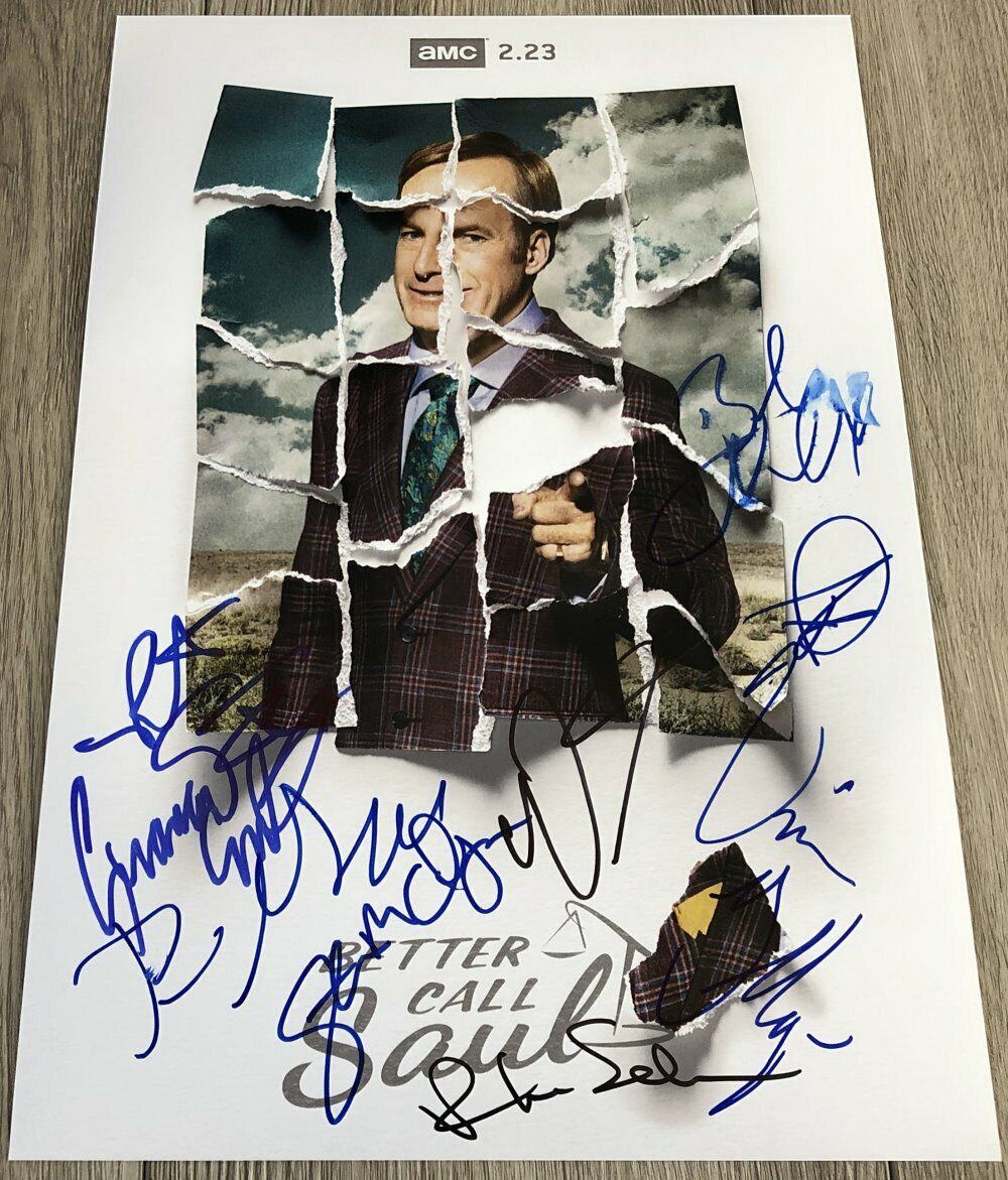 BOB ODENKIRK +8 SIGNED AUTOGRAPH BETTER CALL SAUL 12x18 Photo Poster painting w/EXACT PROOF