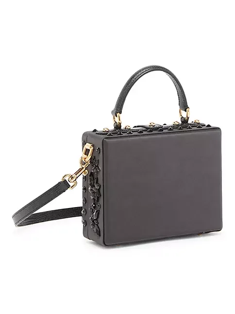 Dolce&Gabbana Embellished Satin Top-Handle Bag