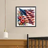 Diamond Painting -DIY Full Round Drill Independence Day Flag(40*40CM)