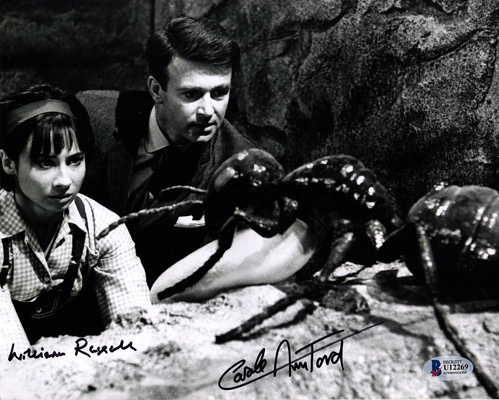 CAROL ANN FORD & WILLIAM RUSSELL Signed 8X10 Photo Poster painting DR. WHO