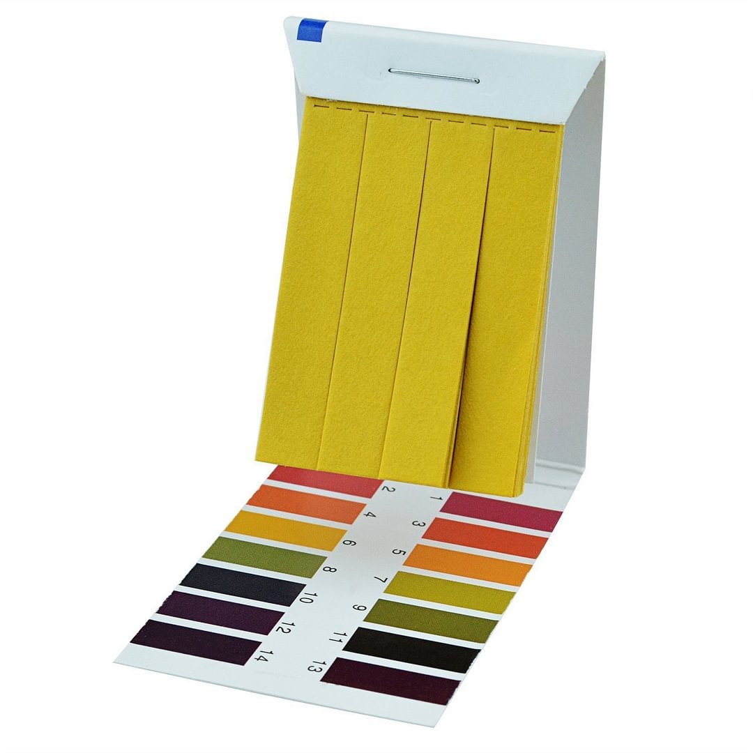 pH Test Strips(pH 1-14), 80 Strips Test Paper Litmus Strips Tester for Saliva Urine Water Soil Testing Universal Application - MUHWA