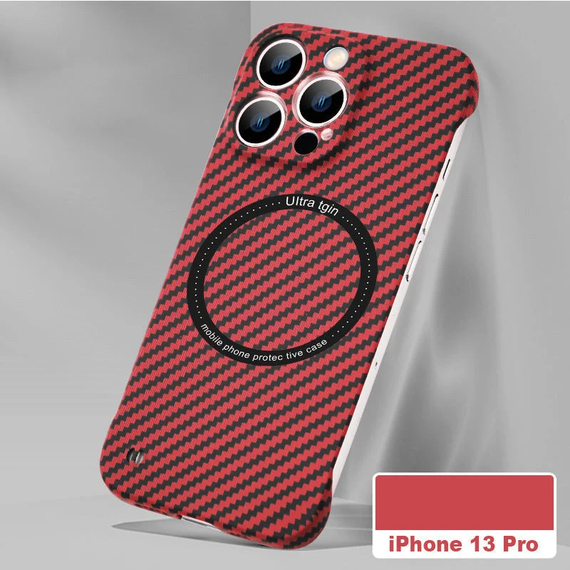iPhone 14 Carbon Fiber Magnetic Case