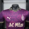 AC Milan 2025-2026 Redesigned Away Purple with Geometric Pattern  Shirt