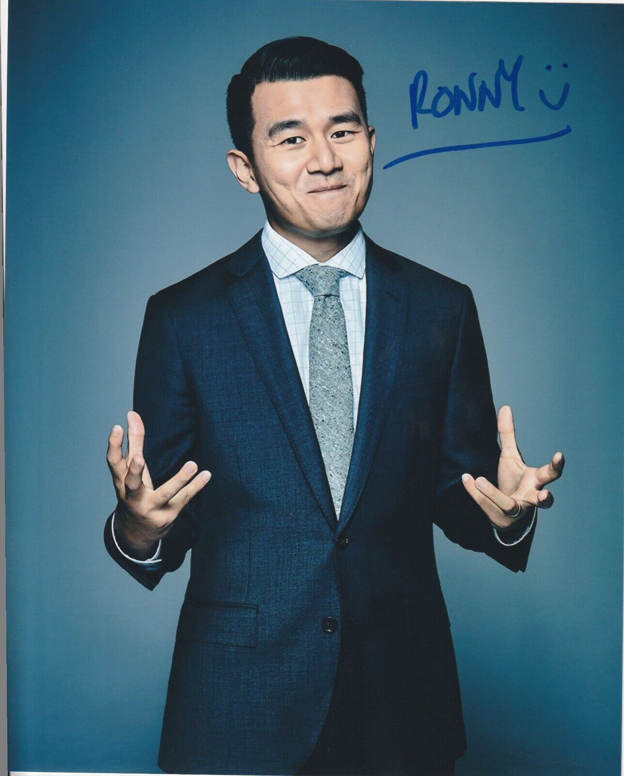 * RONNY CHIENG * signed 8x10 Photo Poster painting * THE DAILY SHOW WITH TREVOR NOAH * 3