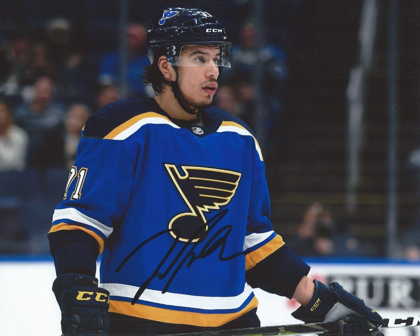 Jordan Nolan Signed 8x10 Photo Poster painting St Louis Blues Autographed COA