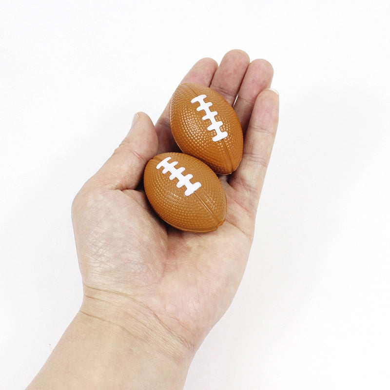 Small British American Mini Rugby Children’s Decompression Toy Foam Decompression PU Ball Children’s Interactive Toy