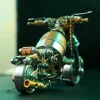 3D Mechanical Puzzles Pumpkin Knight Motorcycle Metal Model Kit Diy Halloween Son of the Dark Night Assemble Toys