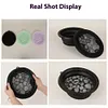 Silicone Face Ice Bath Bowl Folding Cold Plunge Basin Built In Icetray Skin Care