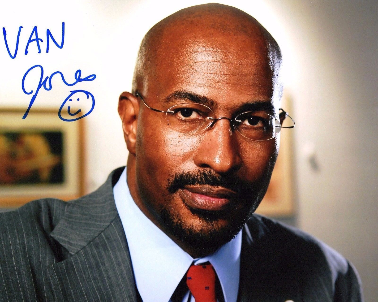 GFA The Messy Truth * VAN JONES * Signed Autograph 8x10 Photo Poster painting PROOF V1 COA