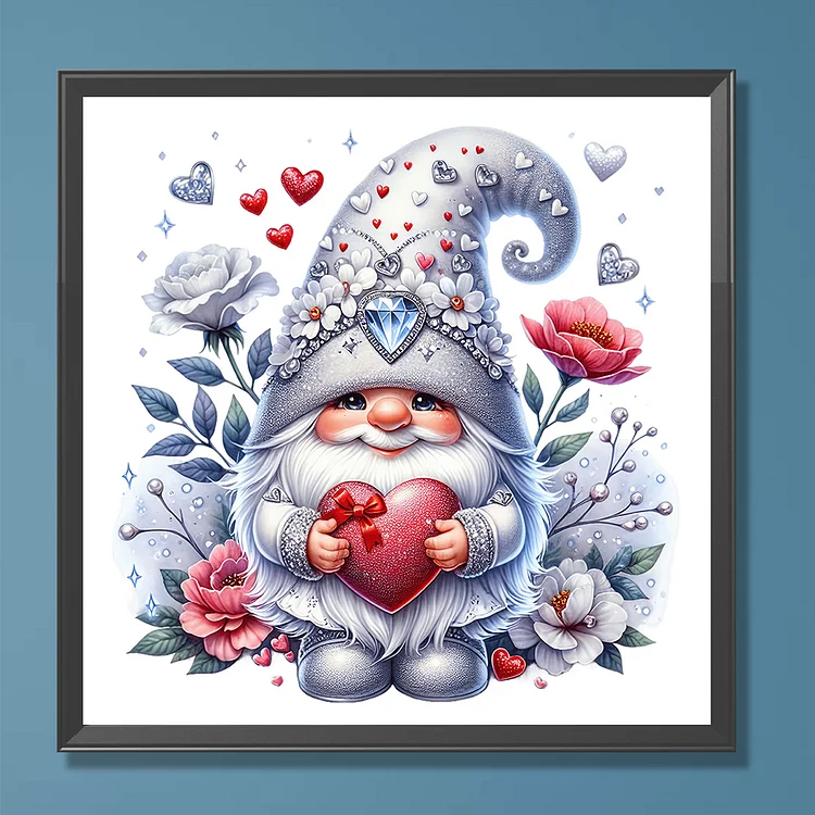8pcs Valentine's Day Gnome Diamond Painting Coasters With Holder Cute  Valentine Gnome Diamond Art Coasters Valentine Diamond Coasters With Cork  Pads F