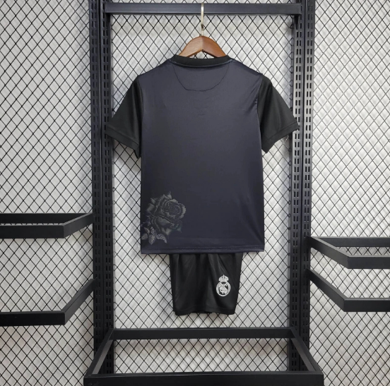 2024-2025 Real madrid Y3 Black Kids Kit Football Shirt Thai Quality