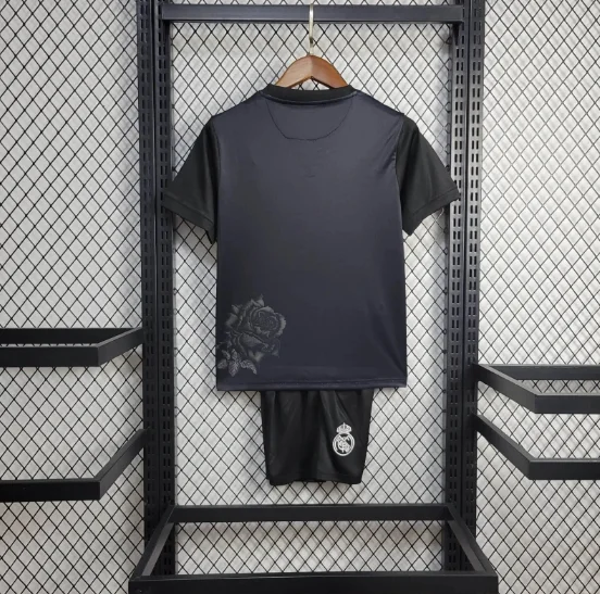 2024-2025 Real madrid Y3 Black Kids Kit Football Shirt Thai Quality