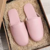 Spring and Autumn Home First Layer Lambskin Slippers for Women