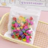6 PACKS Adorable 50pcs Mini Cartoon Erasers for Kids Student Office Exam Stationery Gift