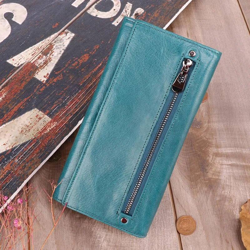 Genuine Leather RFID Vintage Wallet