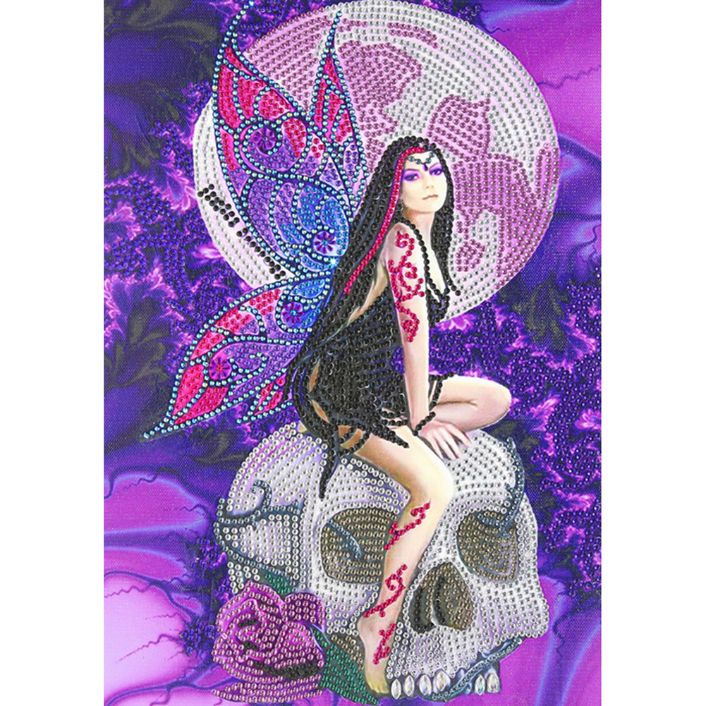 

30*40CM - Special Shaped Diamond Painting - Halloween, 501 Original
