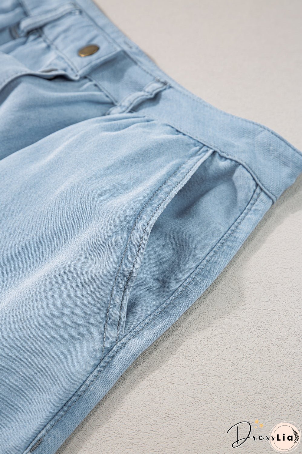 A-Line Cotton Blend Skirt