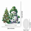 DIY Winter Snowman Diamond Painting Ornaments（Single Sided)