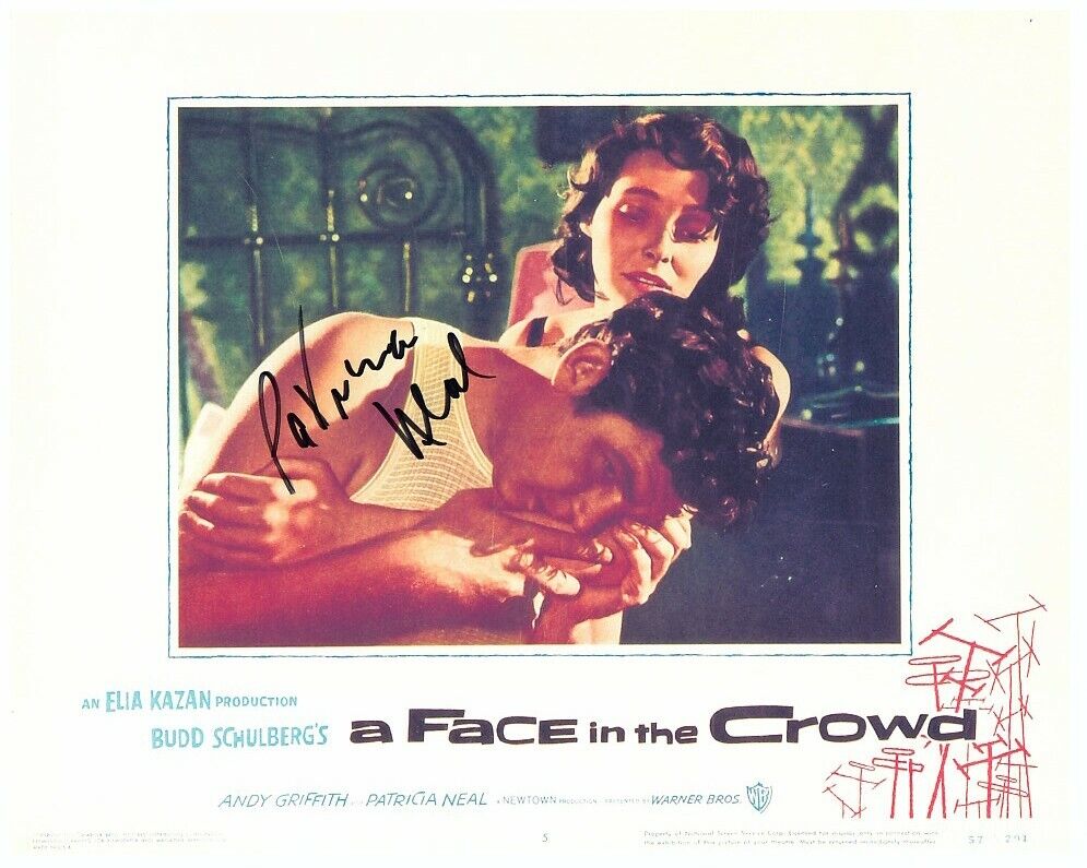 PATRICIA NEAL hand-signed FACE IN THE CROWD 8x10 authentic w/ coa ANDY GRIFFITH