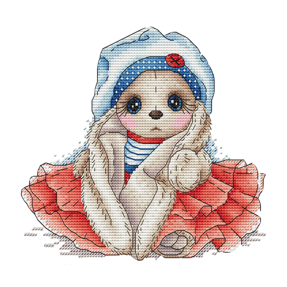 

Cute Bunny - 11CT Stamped Cross Stitch - 40*40CM, 501 Original