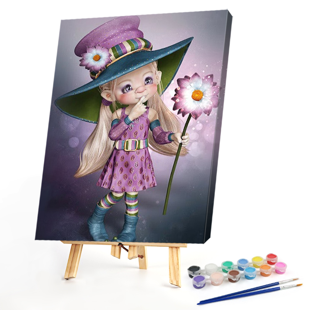 

40*50CM - Paint By Numbers - Fairy Girl, 501 Original