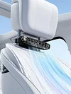 Backseat Fans Cooling Air Fan 3 Speeds Portable Fan USB Car Fan for SUV RV Truck