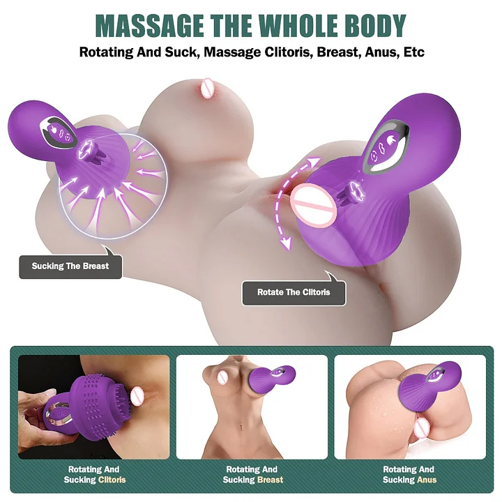 Miluⅰ- Tongue-licking Sucking Breast Pump Nipple Massager