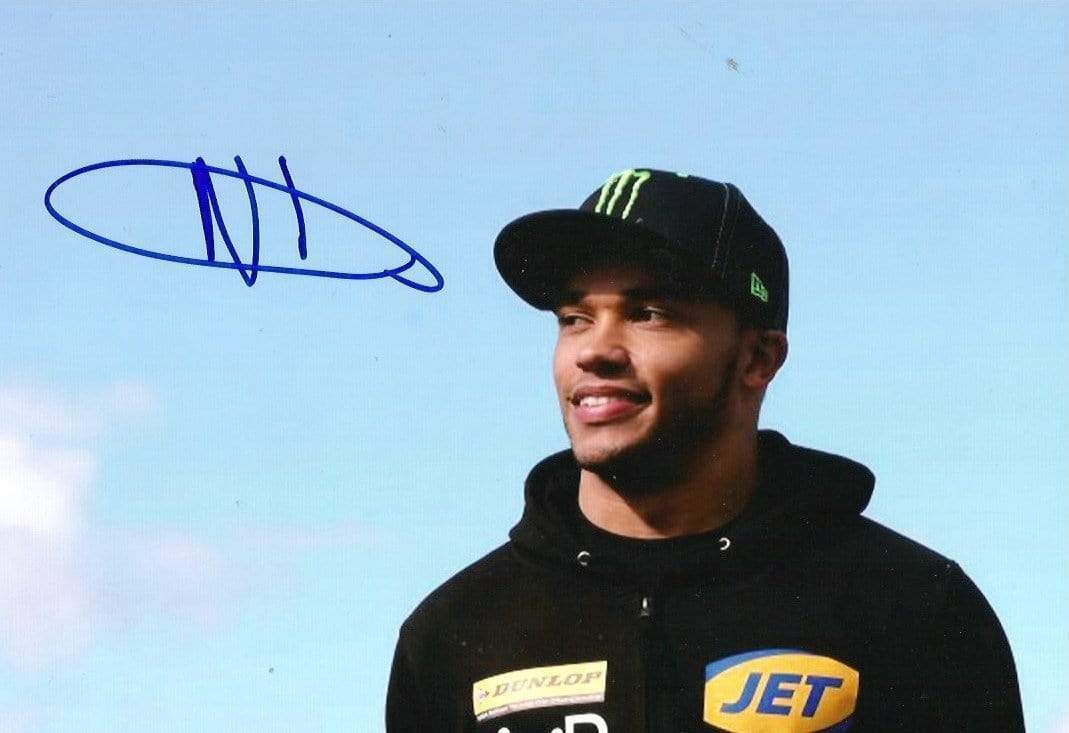 Nicolas Hamilton BTC RACING DRIVER autograph, In-Person signed Photo Poster painting