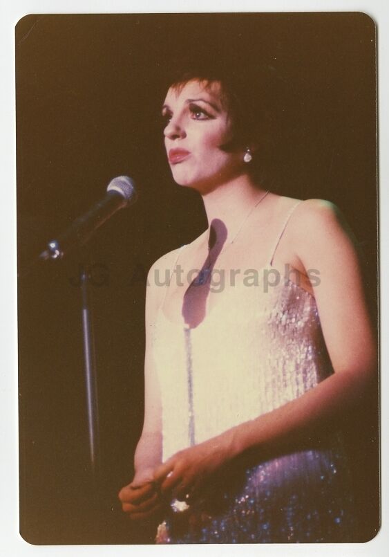 Liza Minnelli - Vintage Candid Photo Poster painting by Peter Warrack - Previously Unpublished