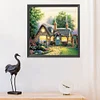 House - 3 strands 11CT Stamped Cross Stitch 40*40cm