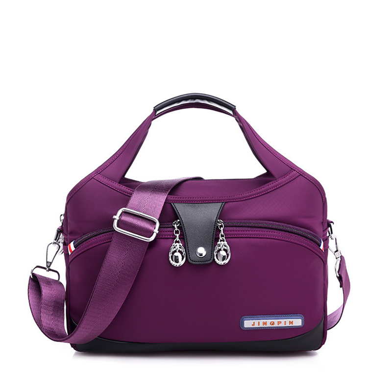 Large-capacity waterproof and anti-theft fashion handbag