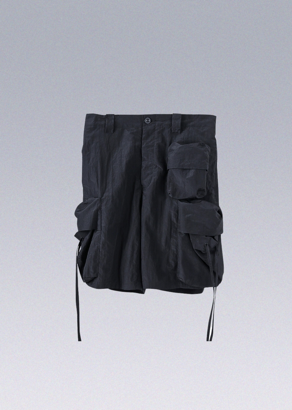 Metallic nylon Shorts PERDUSTUDIO® techwear-x
