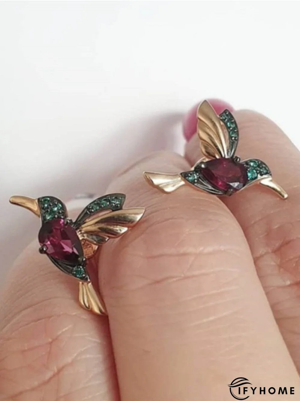 Bejeweled Bird Earrings | IFYHOME