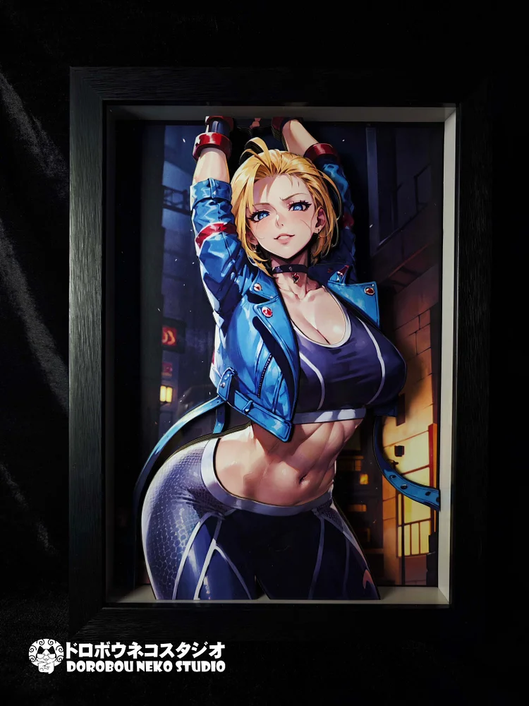 Dorobou Neko Studio - Street Fighter - DSMG-098 Cammy White 3D Decorative Painting Scene (Adult 18+)-