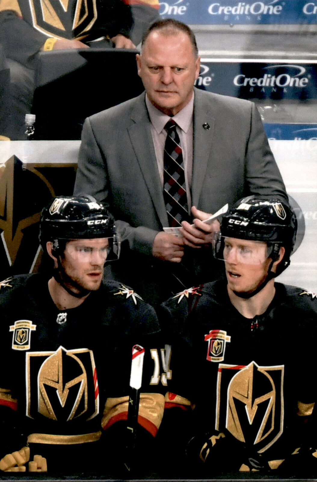 Gerard Gallant SIGNED autographed 4x6 Photo Poster painting VEGAS GOLDEN KNIGHTS HEAD COACH